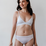 Organic Linen Triangle Bralette