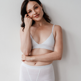 Organic Linen Triangle Bralette