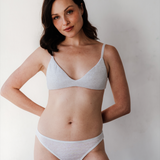 Organic Linen Padded Wireless Bra