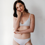Organic Linen Padded Wireless Bra