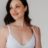 Organic Linen Padded Wireless Bra