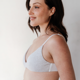 Organic Linen Padded Wireless Bra