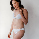 Organic Linen Padded Wireless Bra