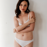 Organic Linen Demi Bra