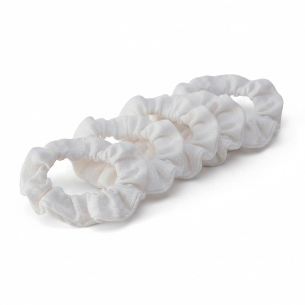 Organic Linen Scrunchies: 5-Pack