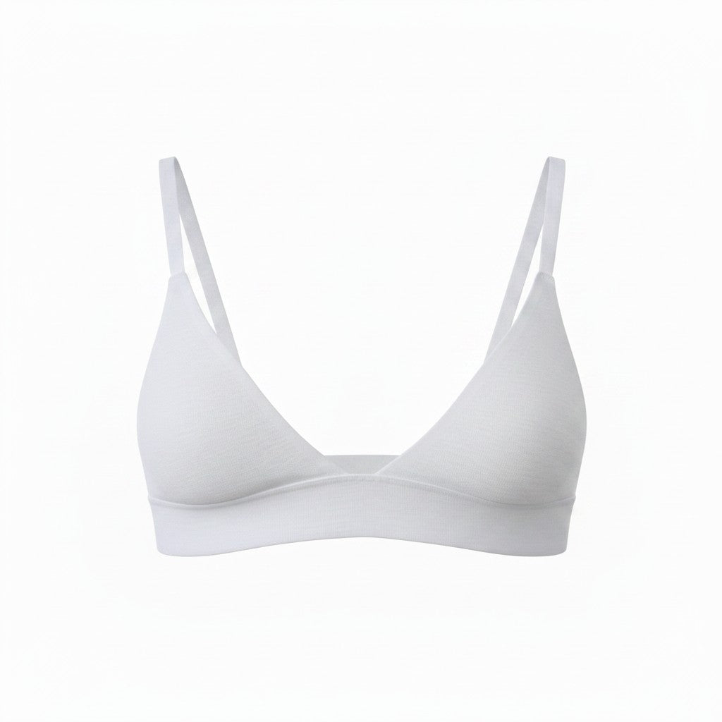 Organic Linen Triangle Bralette