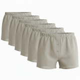 Organic Linen Boxer Shorts: 6-Pack